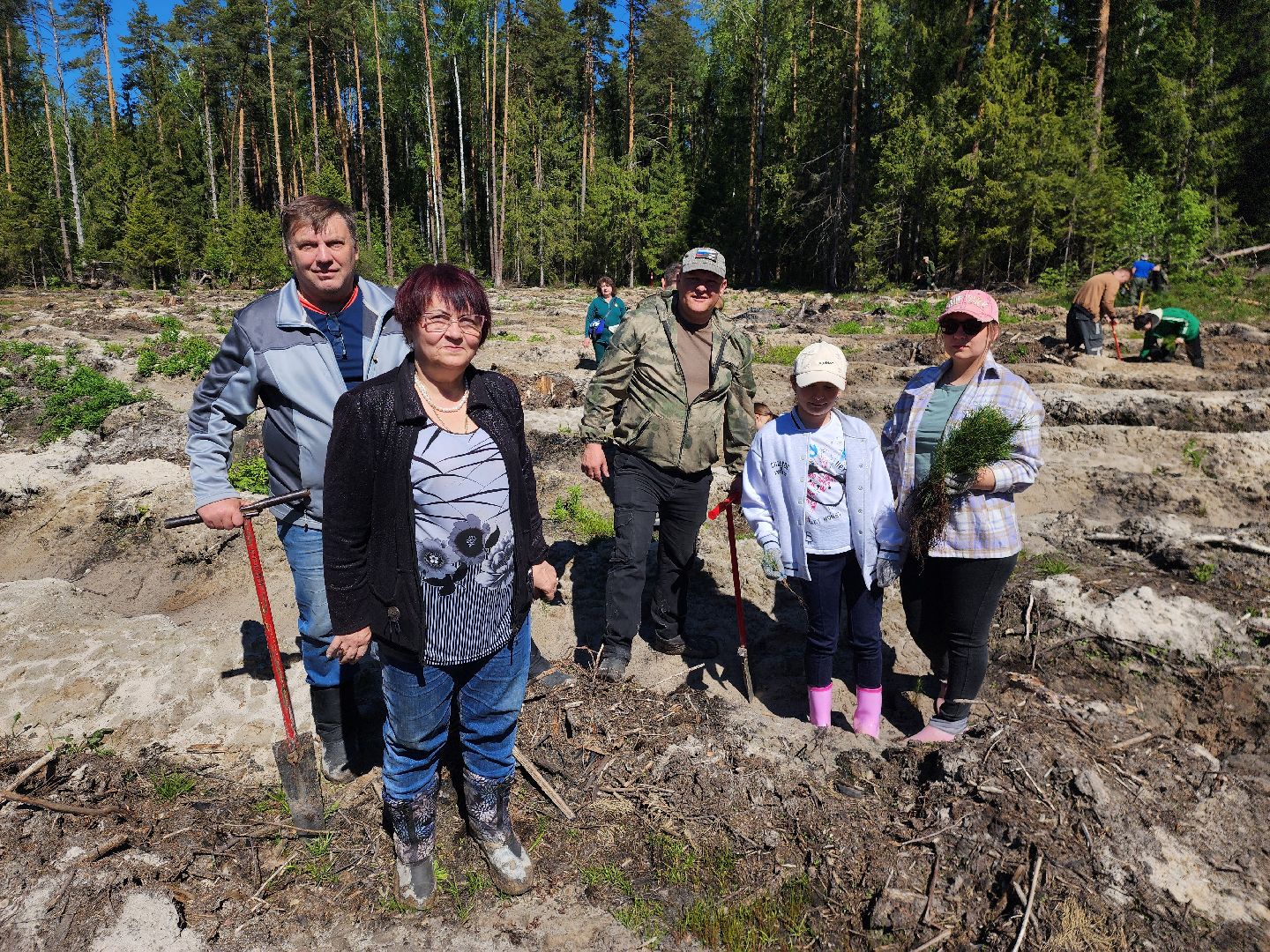шатура, Мособллес, сад памяти, международная акция Лес Будущего, высадка деревьев, россия 1, вести москва, вести подмосковье,