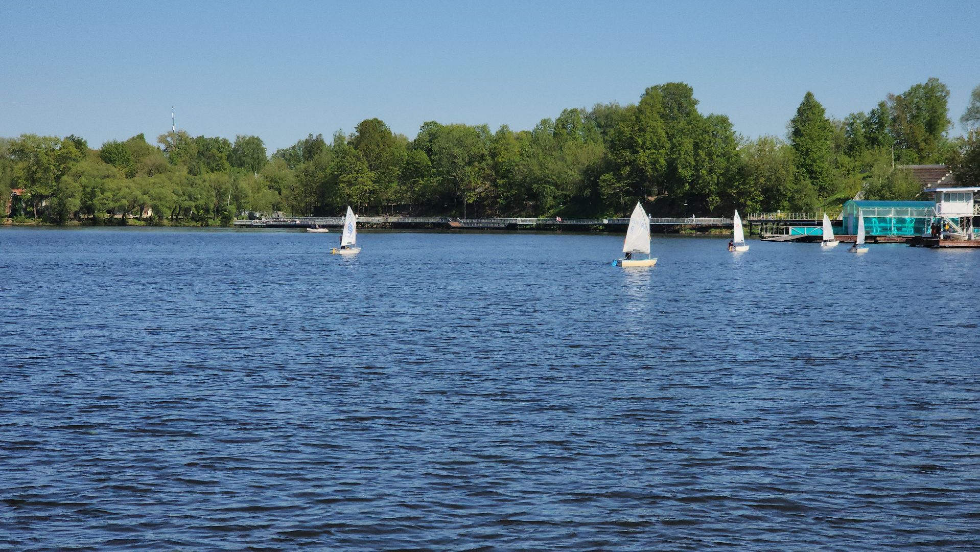долгопрудный, яхты, паруса, водная сцена, регата, набережная,