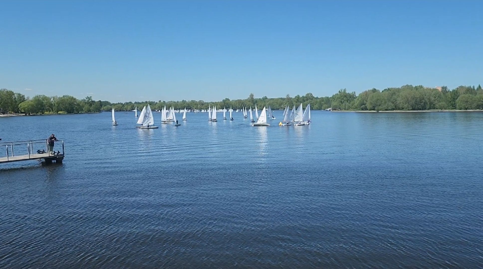 долгопрудный, яхты, паруса, водная сцена, регата, набережная,