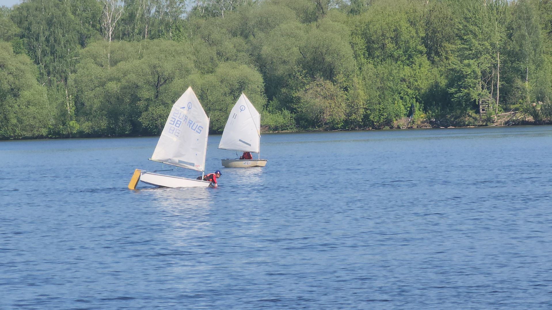 долгопрудный, яхты, паруса, водная сцена, регата, набережная,