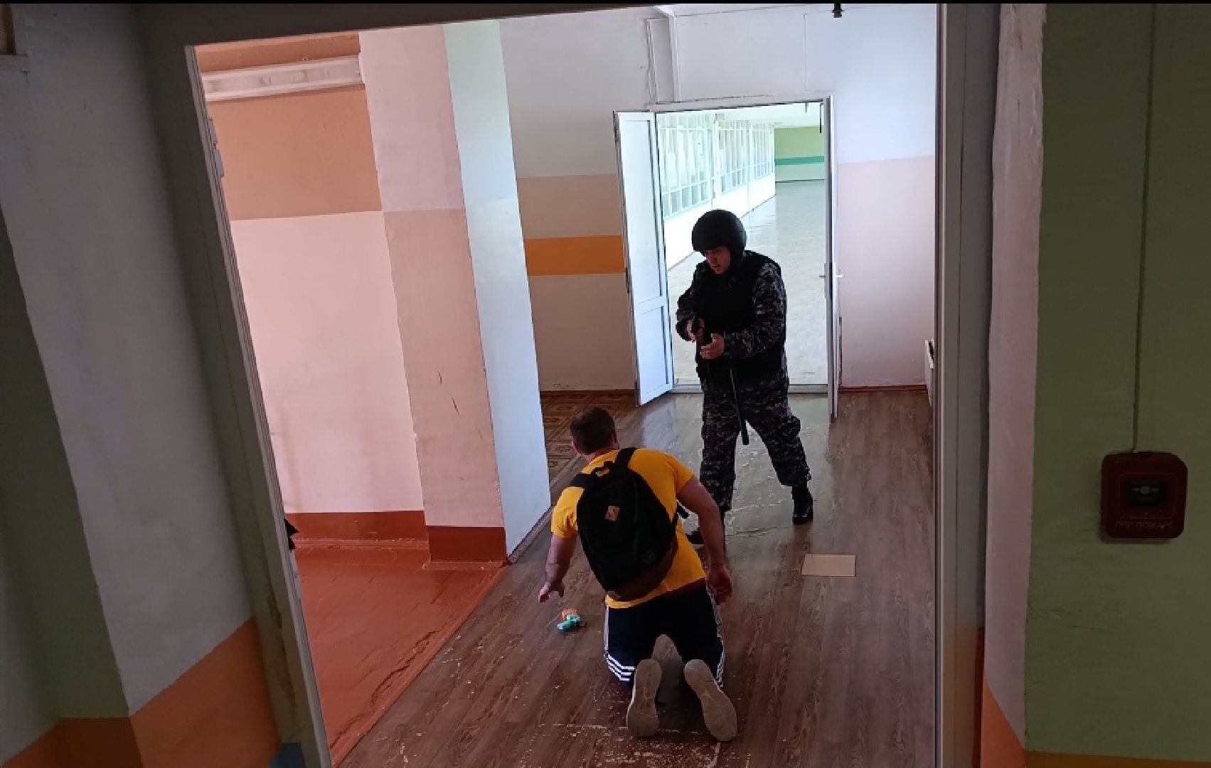 Бронницы, Школа имени Тимофеева, Учебная эвакуация, Антитеррористическая тренировка,