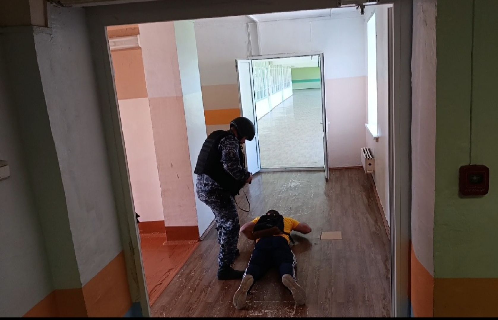 Бронницы, Школа имени Тимофеева, Учебная эвакуация, Антитеррористическая тренировка,