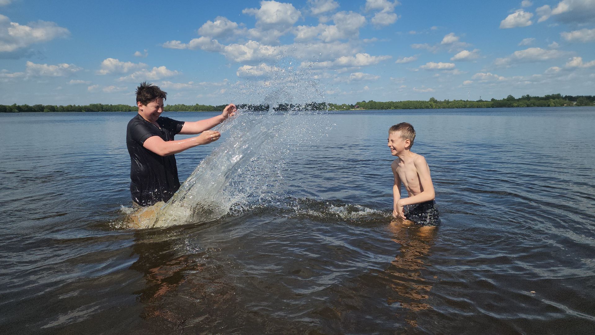 шатура, открытие пляжного сезона, россия 1, тв новости, вести москва, вести подмосковье, озеро святое,