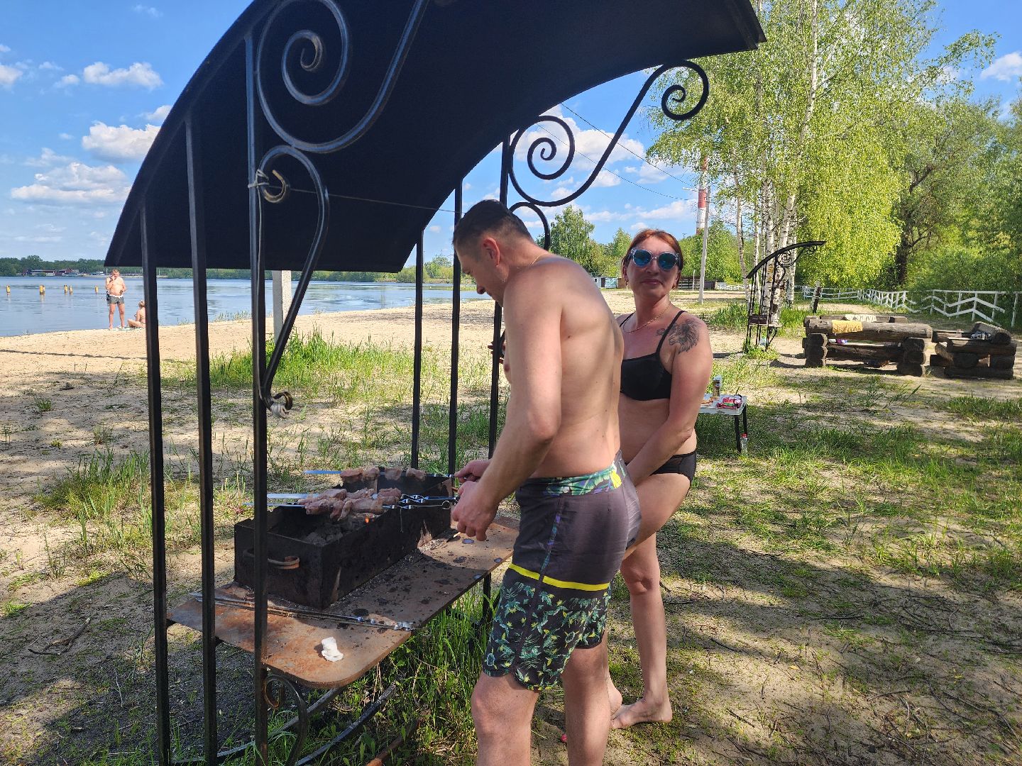 шатура, открытие пляжного сезона, россия 1, тв новости, вести москва, вести подмосковье, озеро святое,