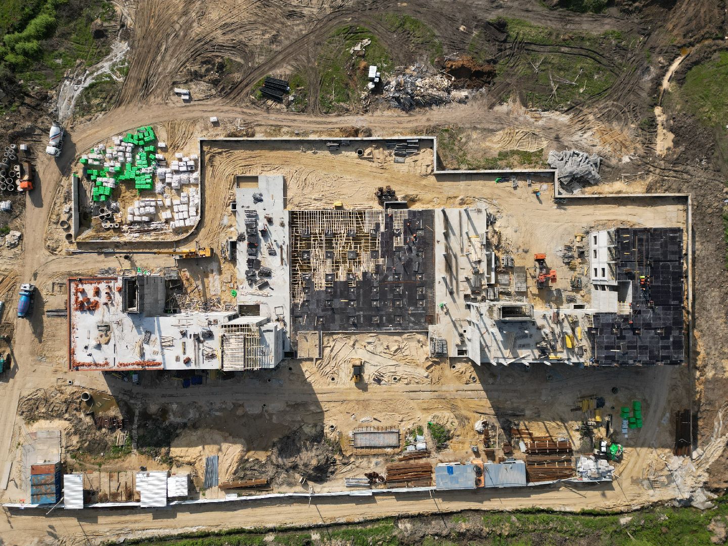 видео с коптера, школа, зарайск,