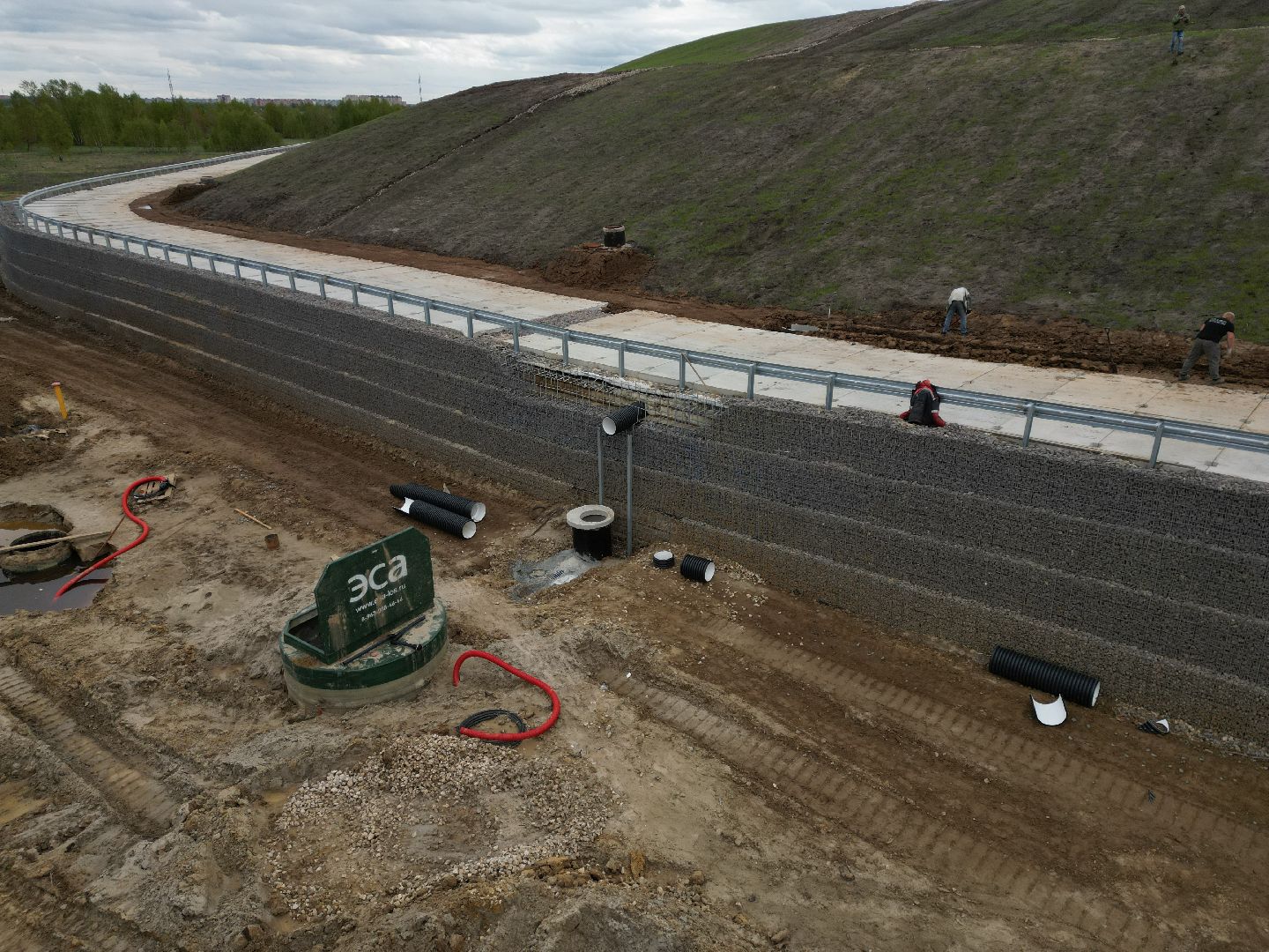 видео с коптера, полигон, егорьевск,