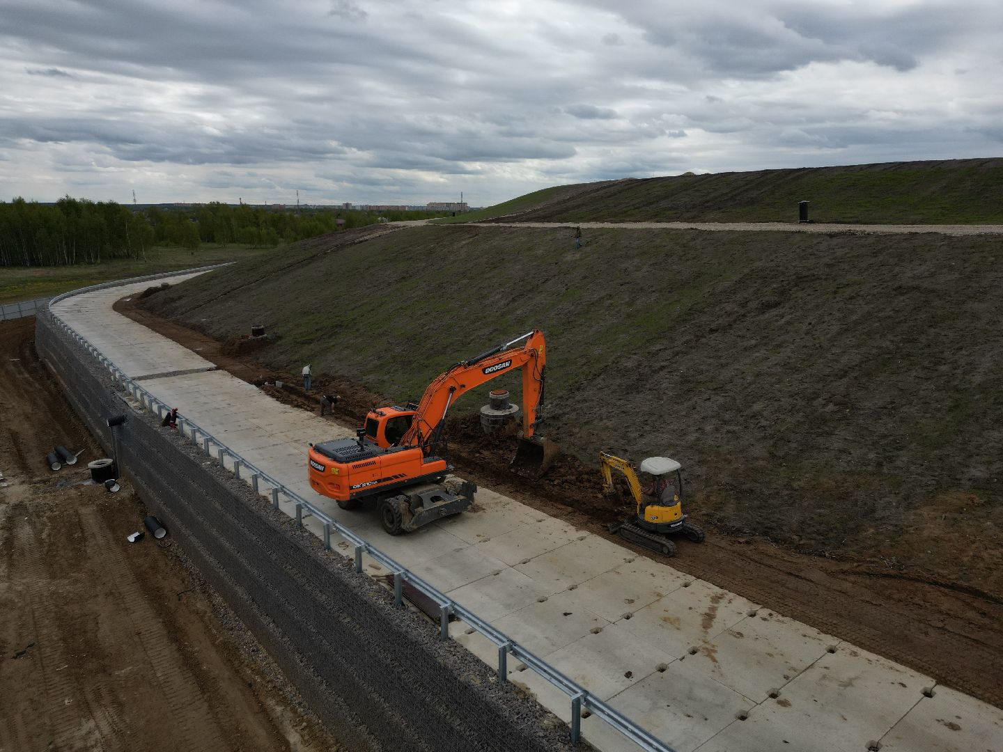 видео с коптера, полигон, егорьевск,
