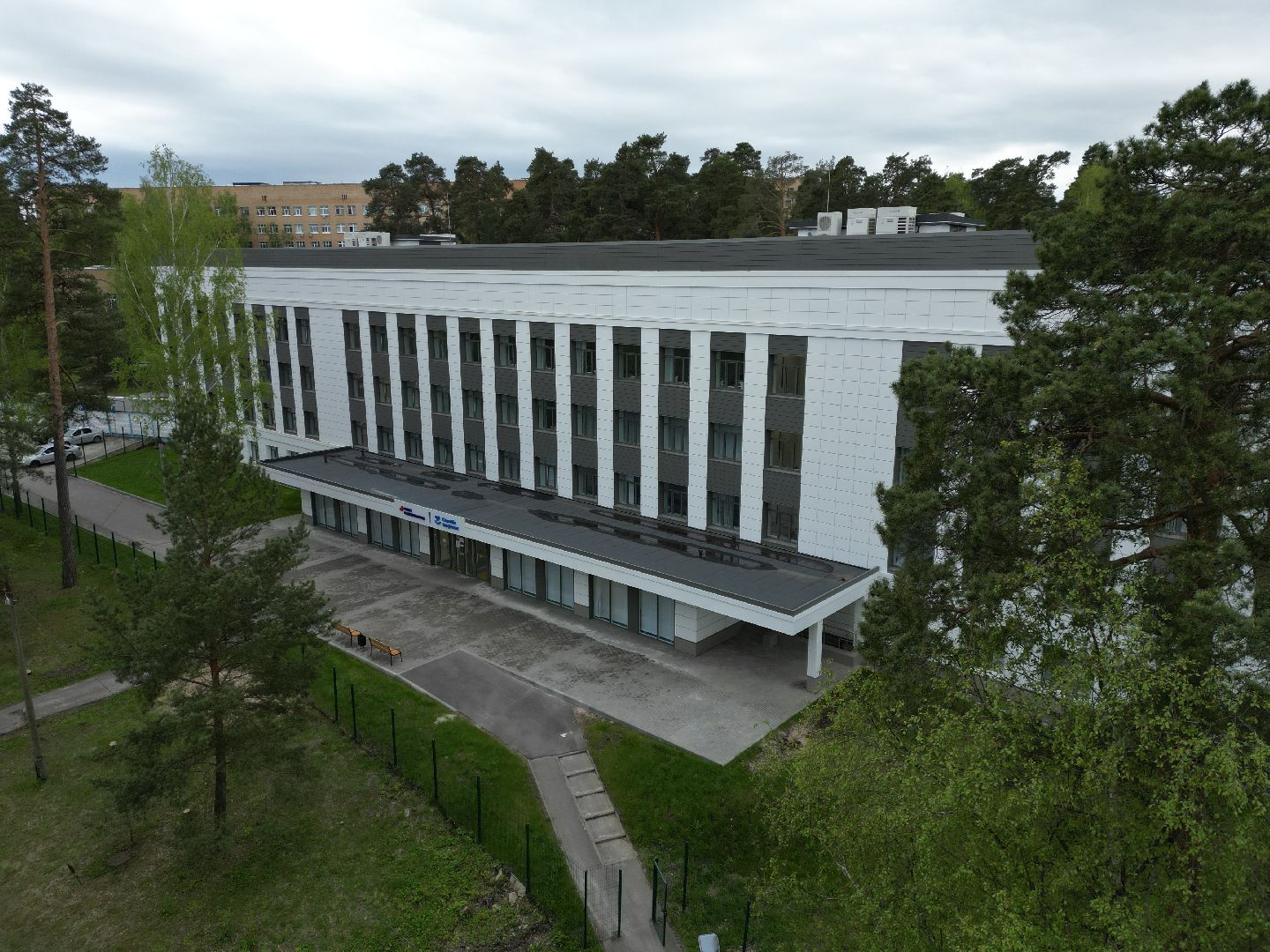 видео с коптера, поликлиника, егорьевск,