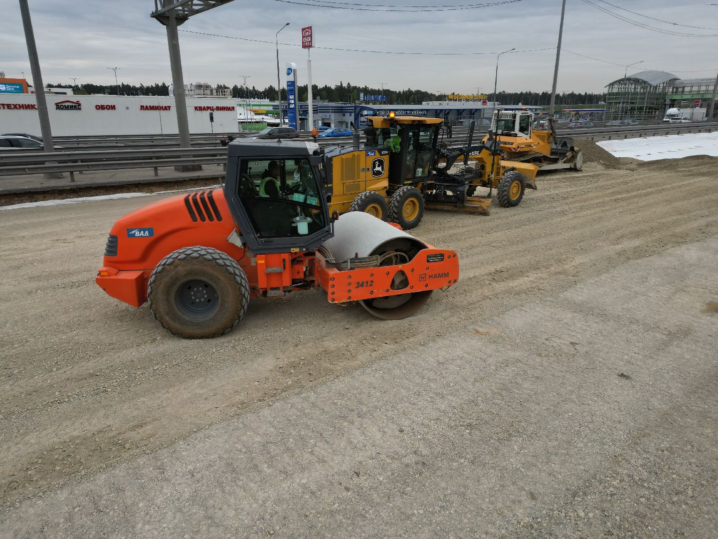 видео с коптера, шоссе, пушкинский,