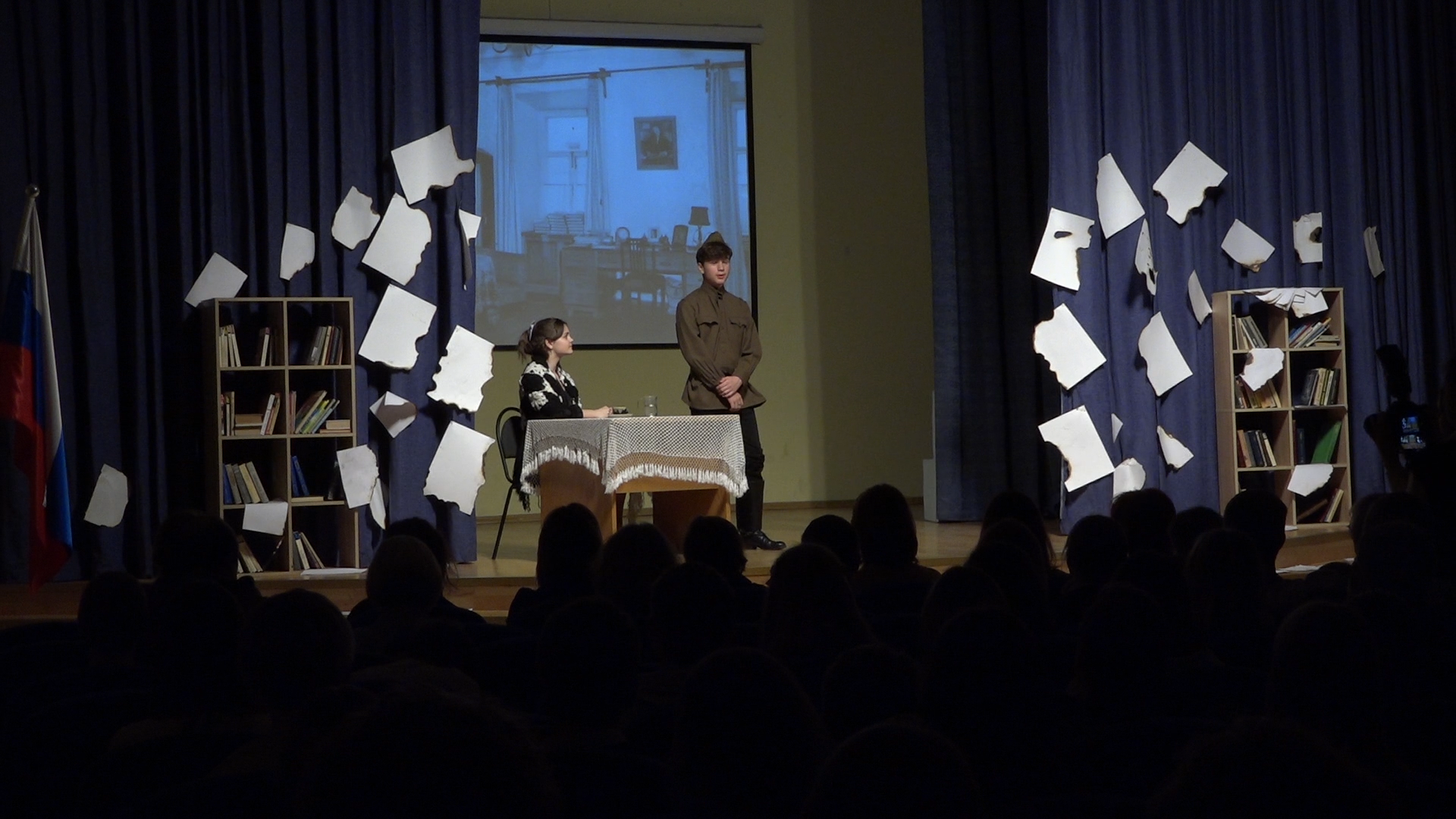 школьный спектакль, школа перспектива власиха, великая отечественная война, дети о войне, писатели-фронтовики,