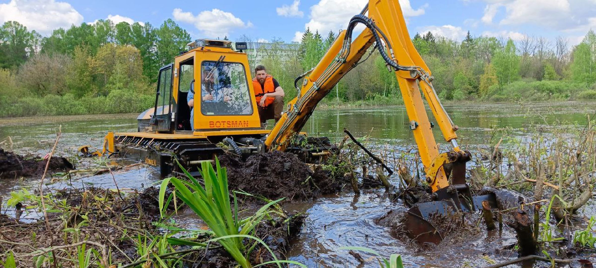 Дмитров, Очистка прудов,