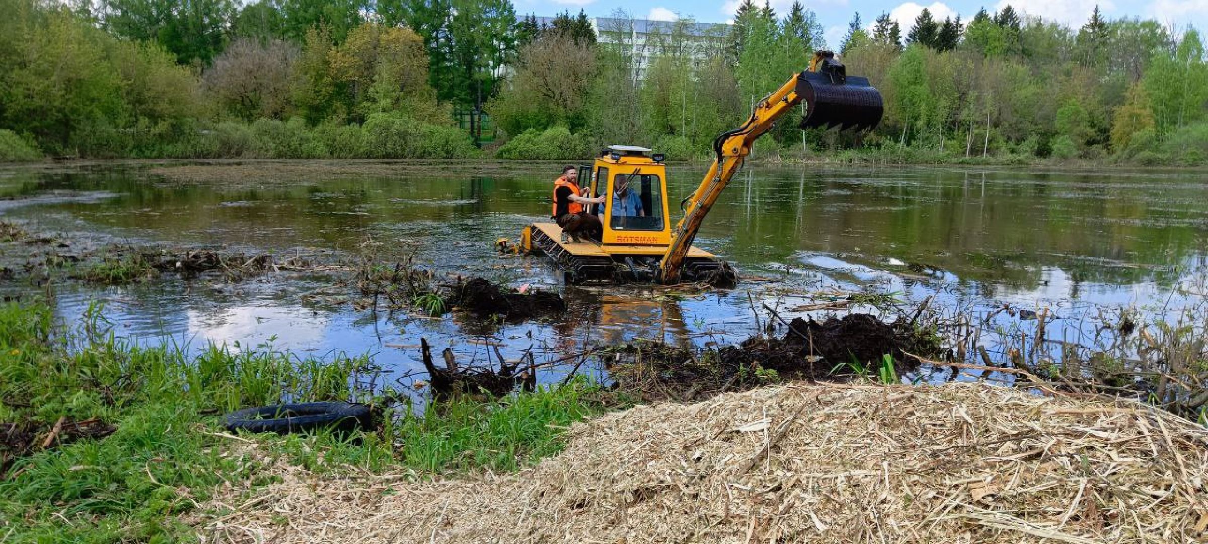 Дмитров, Очистка прудов,