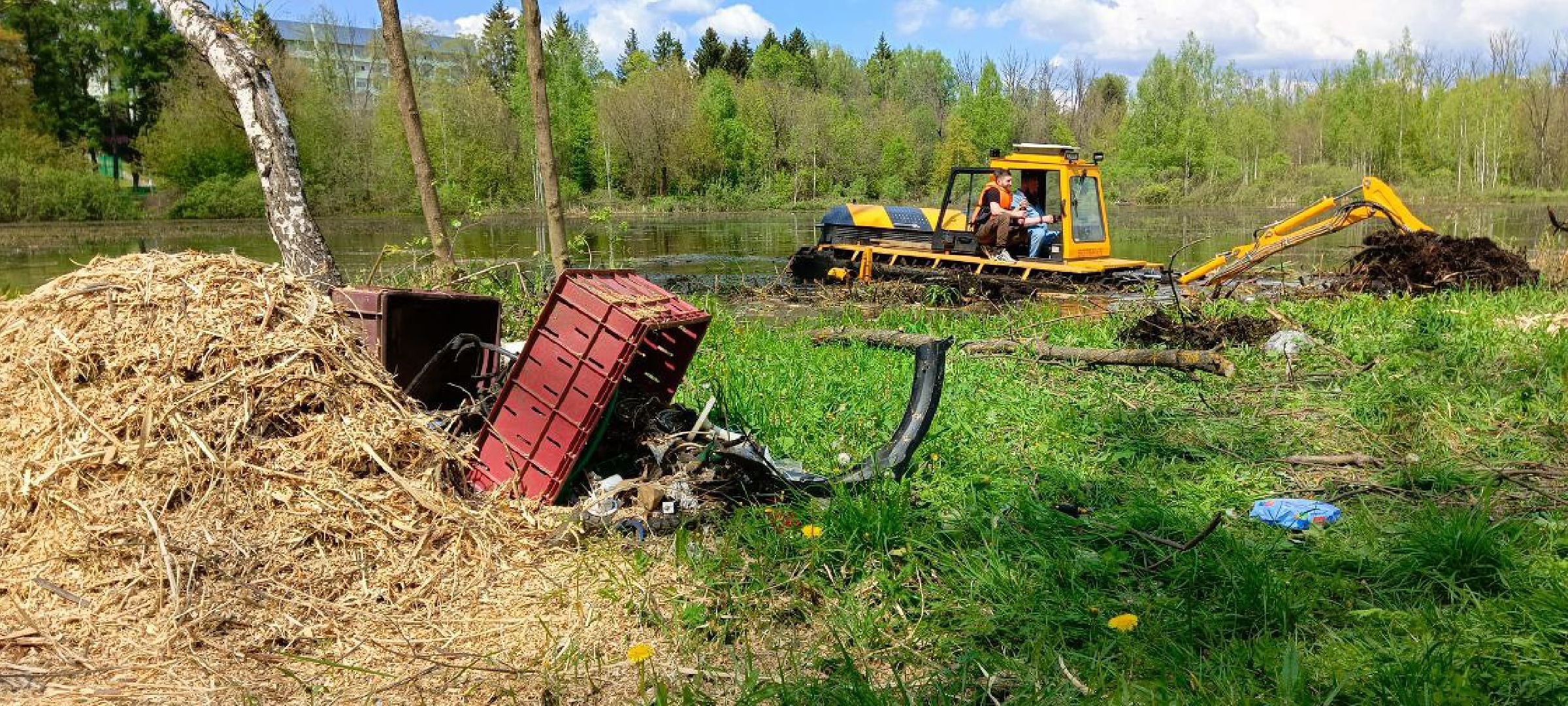 Дмитров, Очистка прудов,