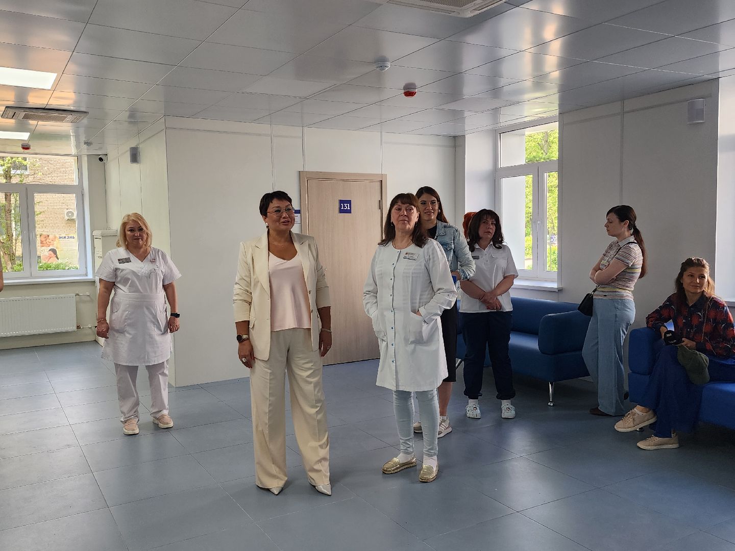 капитальный ремонт, капитальный ремонт поликлиники, открытие,