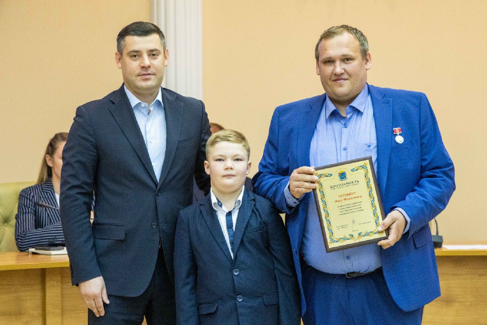 Подольск, Награждение, Герои, Титунины,Авария в Санкт-Петербурге,