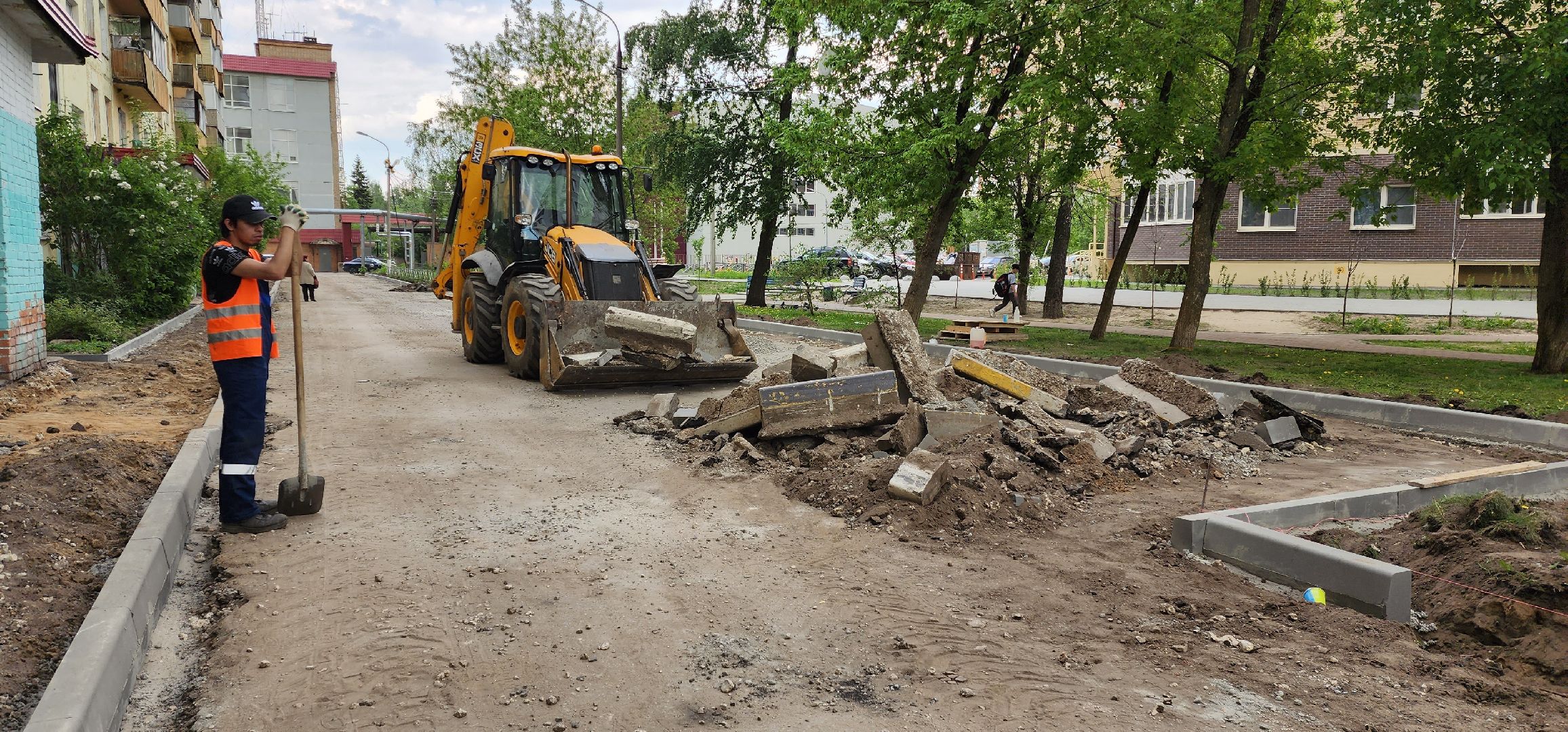 раменское, благоустройство, комплексное благоустройство двора дома 9 на улице Гурьева,