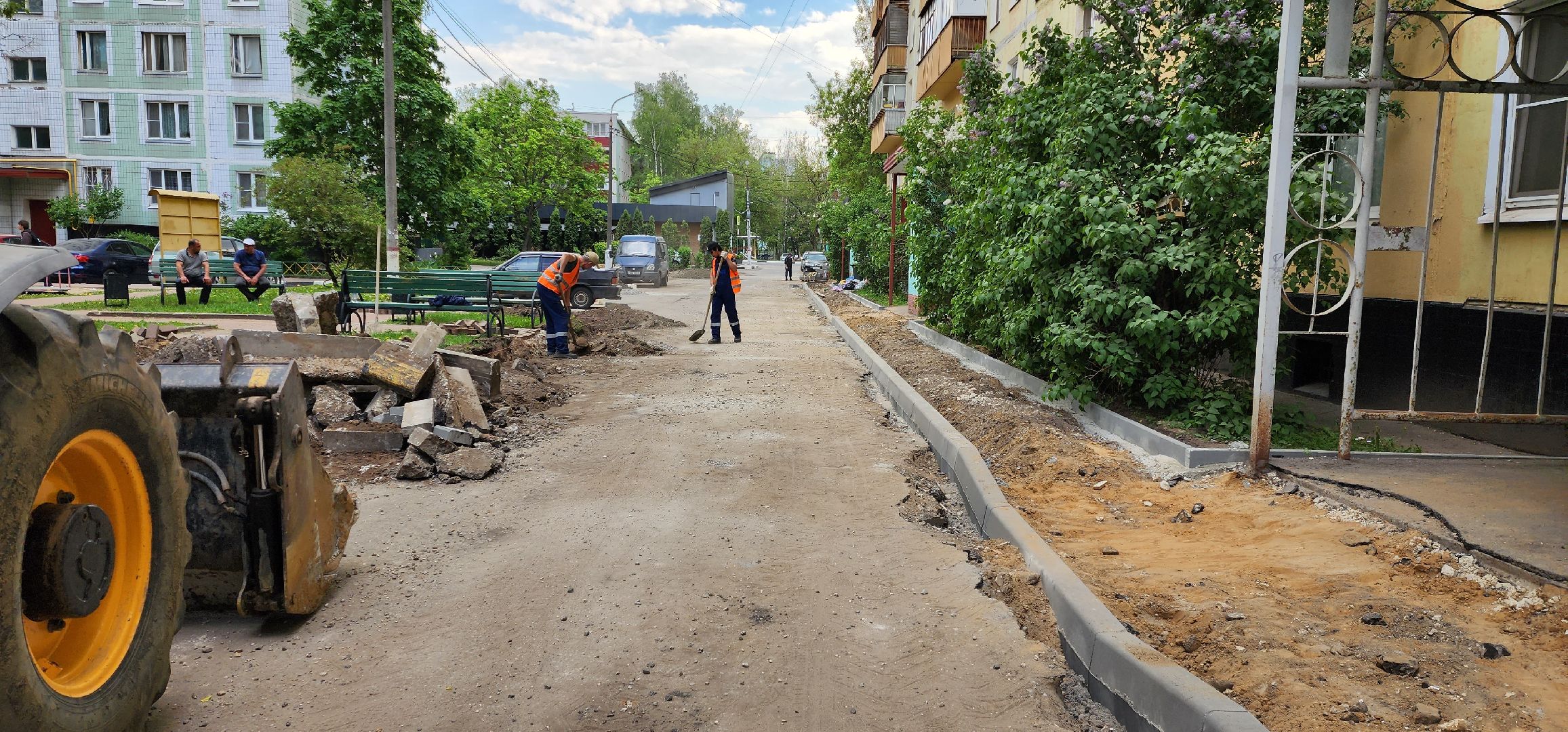 раменское, благоустройство, комплексное благоустройство двора дома 9 на улице Гурьева,