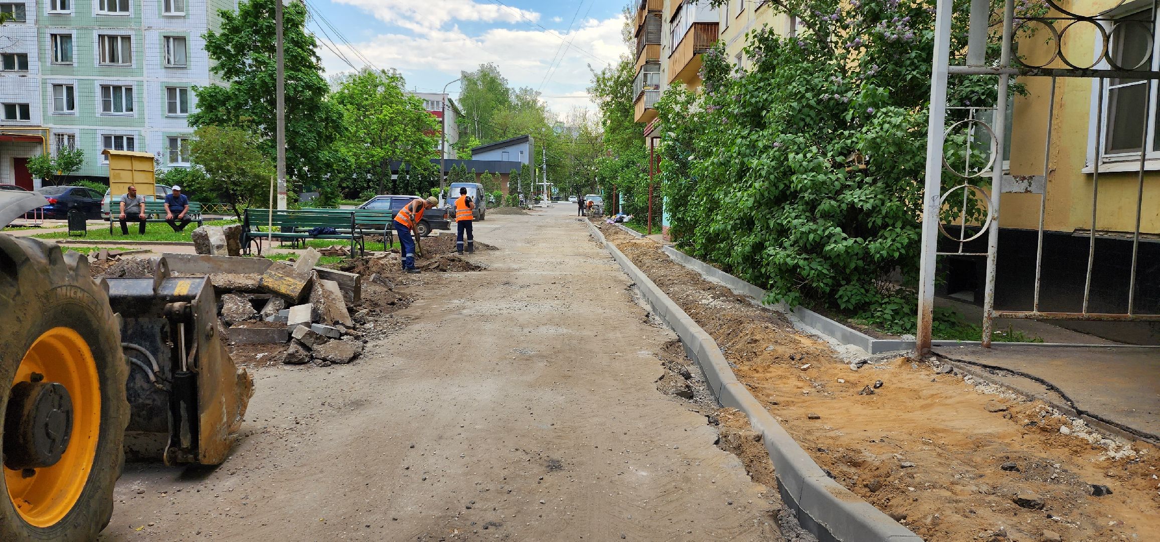 раменское, благоустройство, комплексное благоустройство двора дома 9 на улице Гурьева,