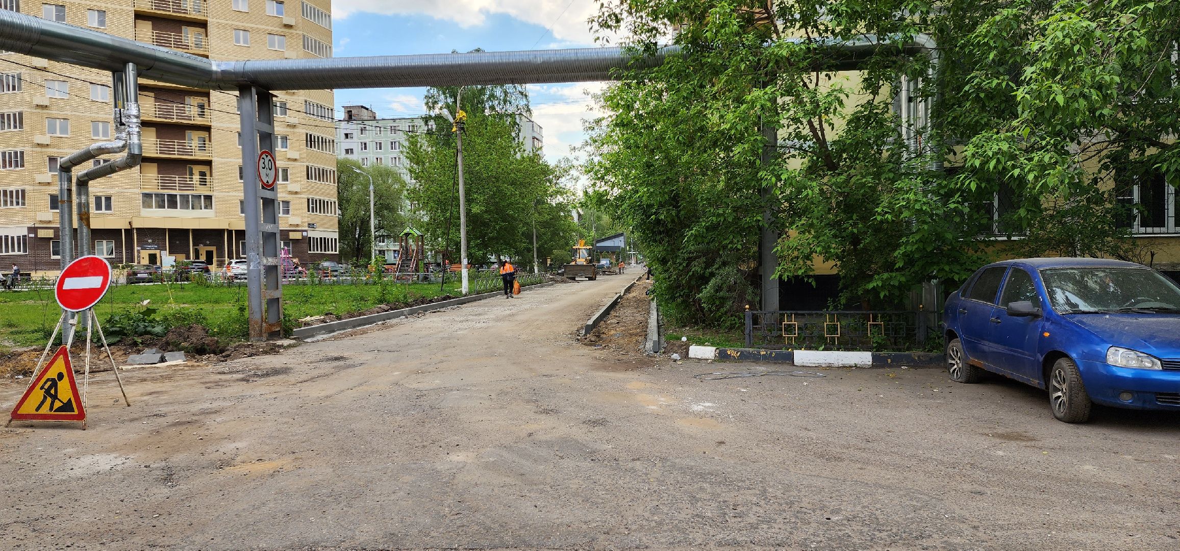 раменское, благоустройство, комплексное благоустройство двора дома 9 на улице Гурьева,