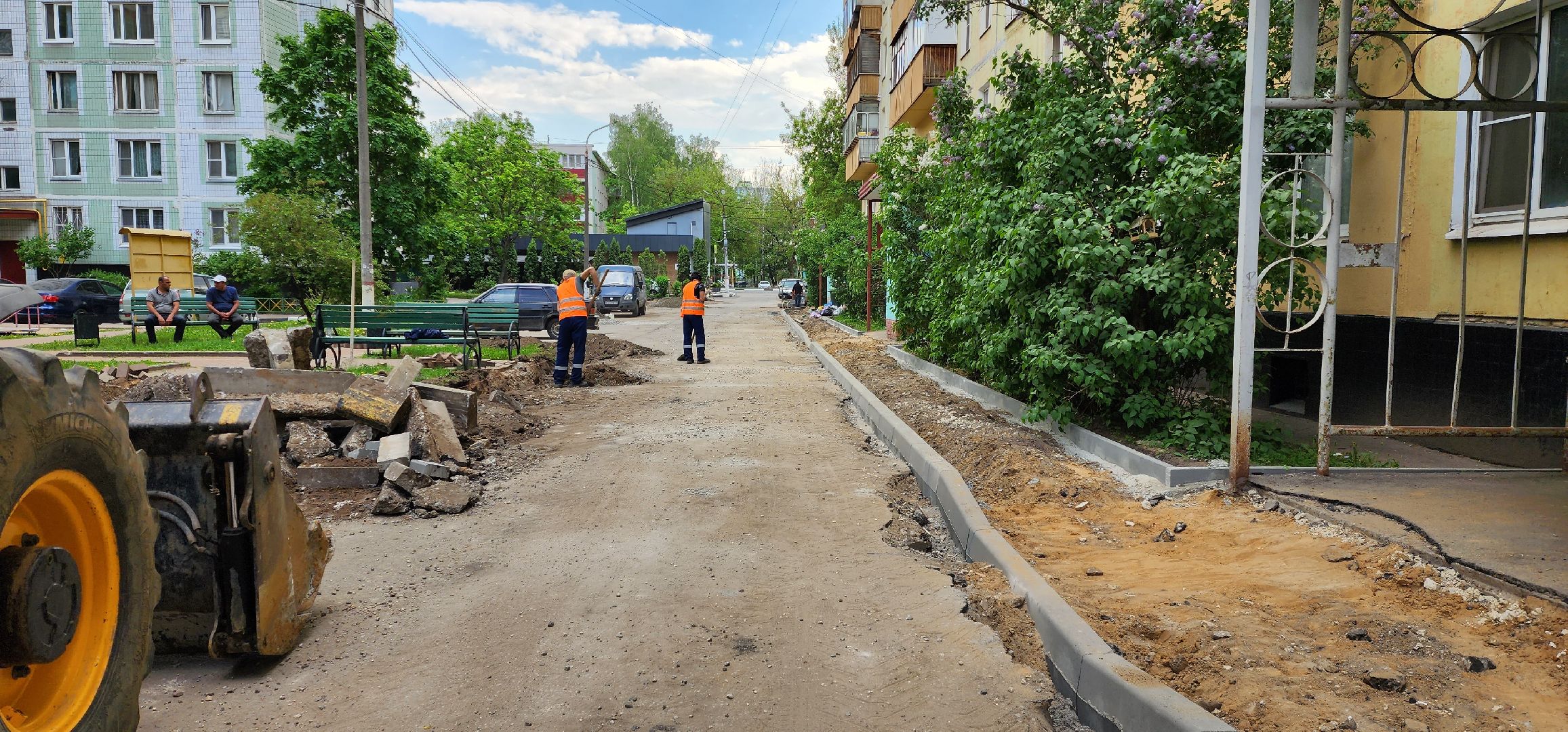 раменское, благоустройство, комплексное благоустройство двора дома 9 на улице Гурьева,
