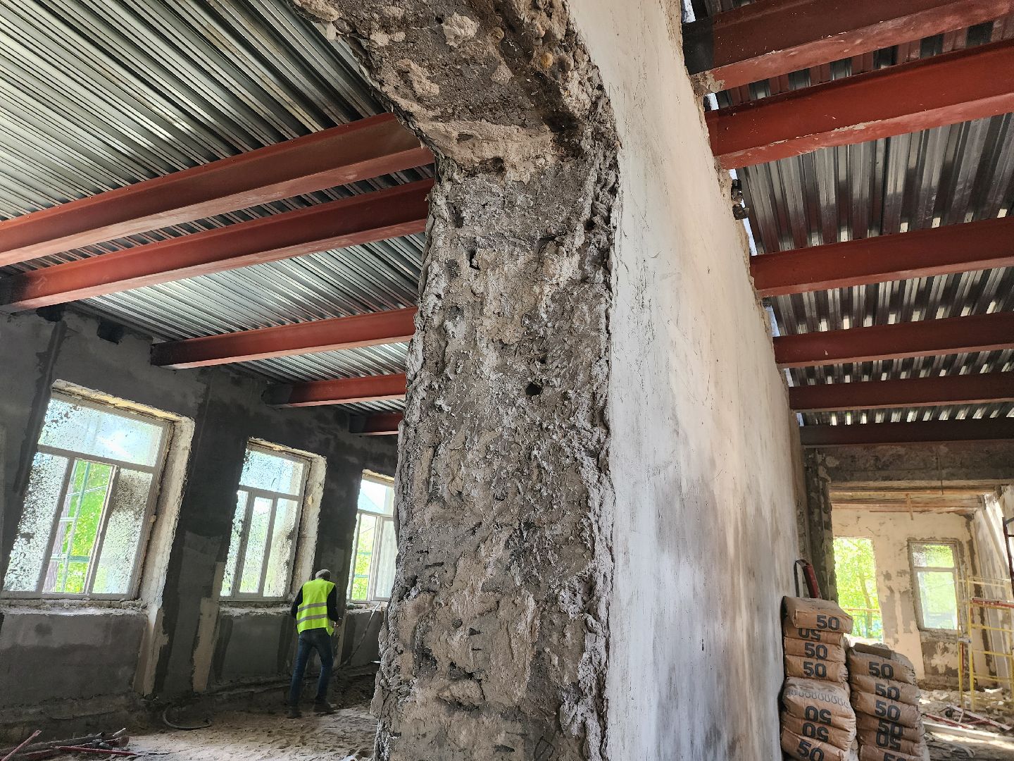 Дубна, Школа 1, Строительство, капитальный ремонт,