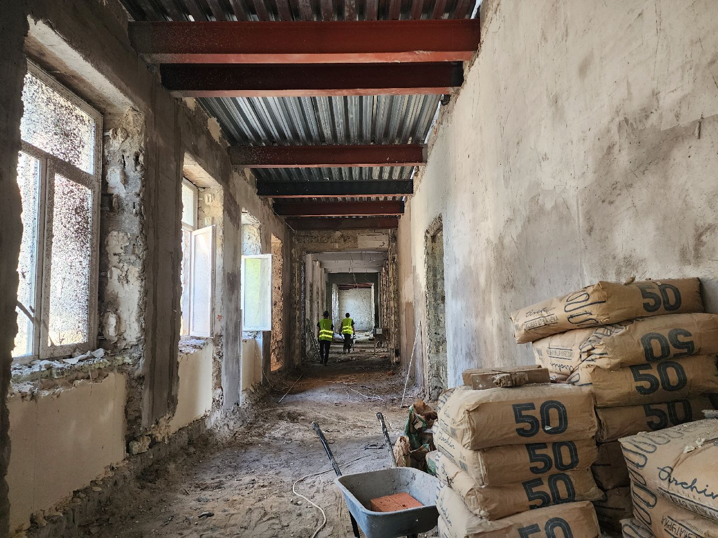 Дубна, Школа 1, Строительство, капитальный ремонт,