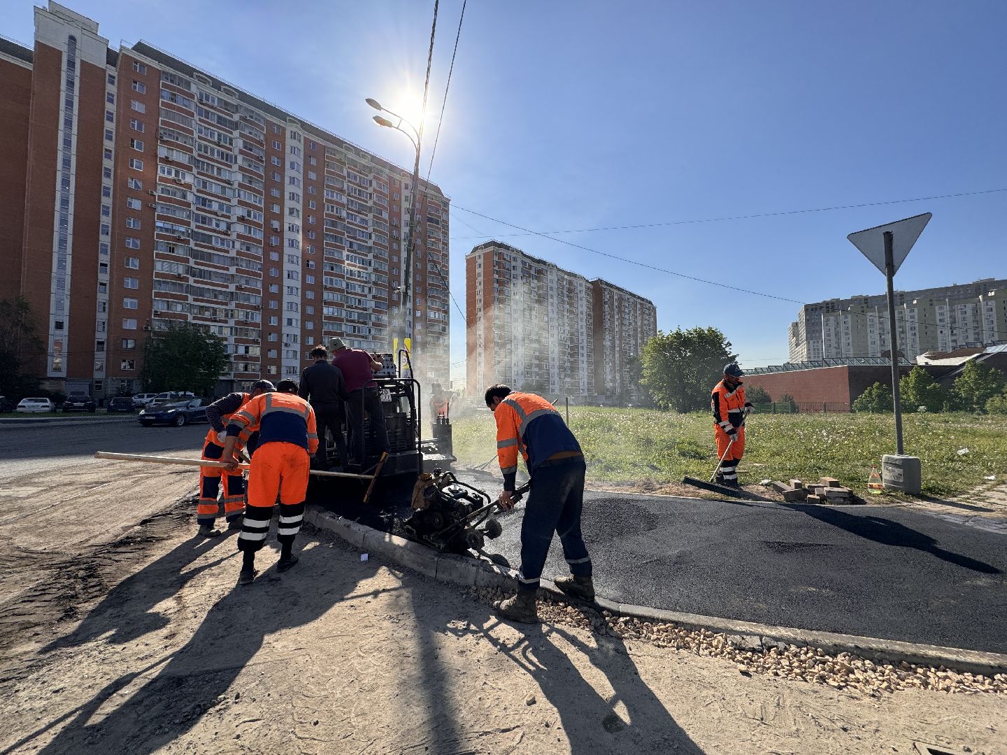 Одинцово, Ремонт тротуаров, дороги подмосковья,