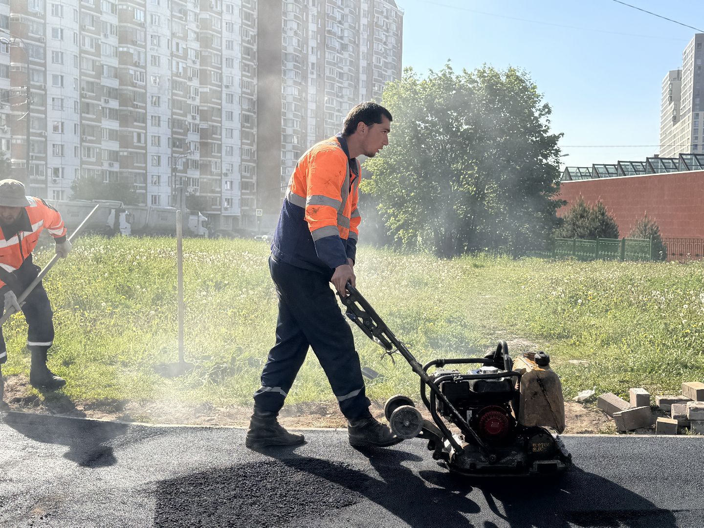 Одинцово, Ремонт тротуаров, дороги подмосковья,