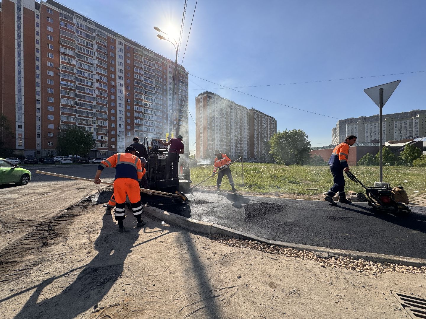Одинцово, Ремонт тротуаров, дороги подмосковья,
