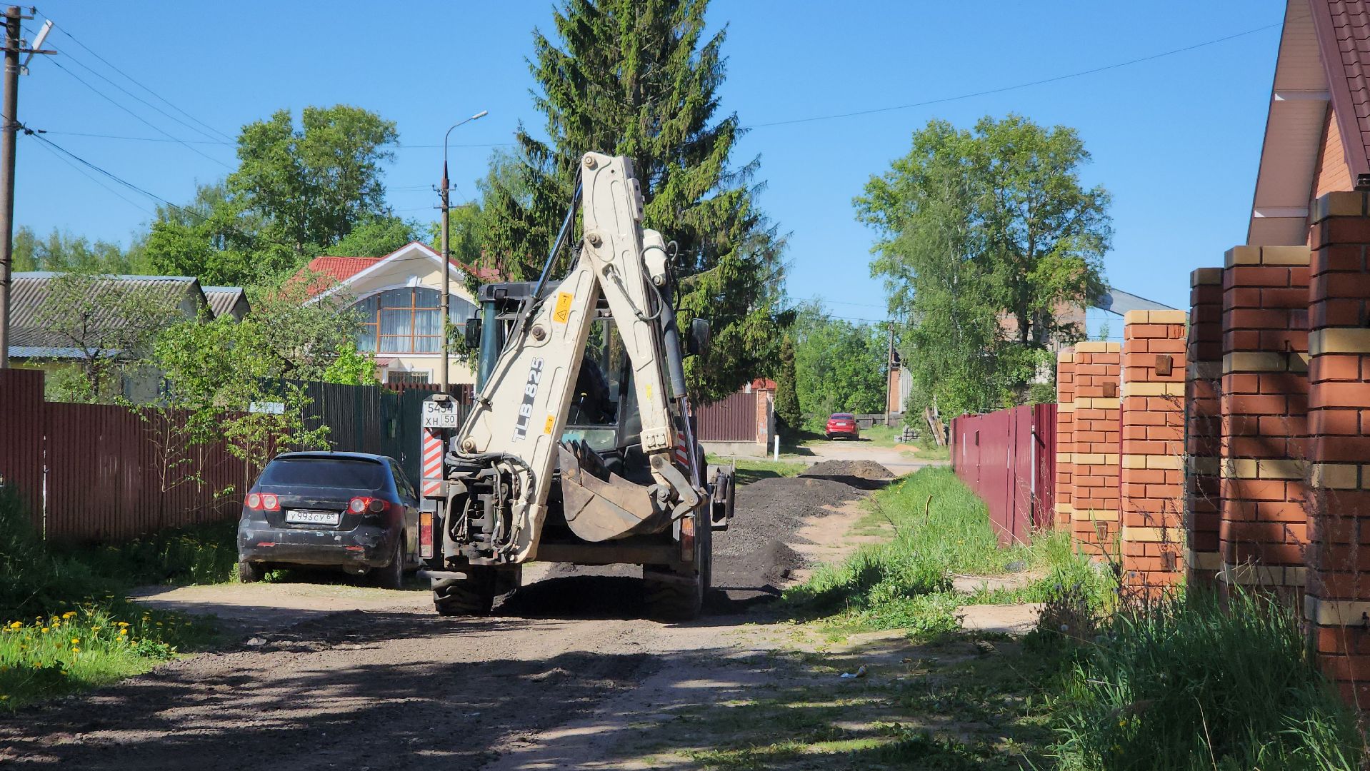 Асфальтовая крошка, Отсыпка дорог, Дубна, Дороги, Коммунальная техника,
