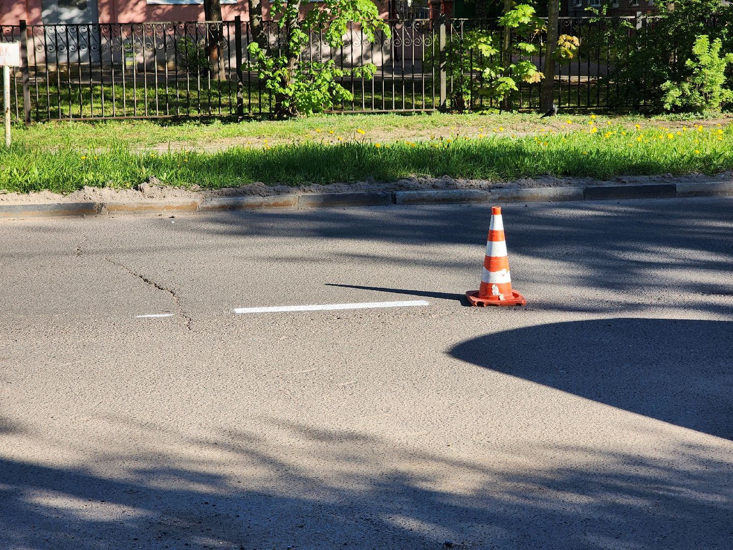 Дубна, Дорожная разметка, Благоустройство, обновление разметки,