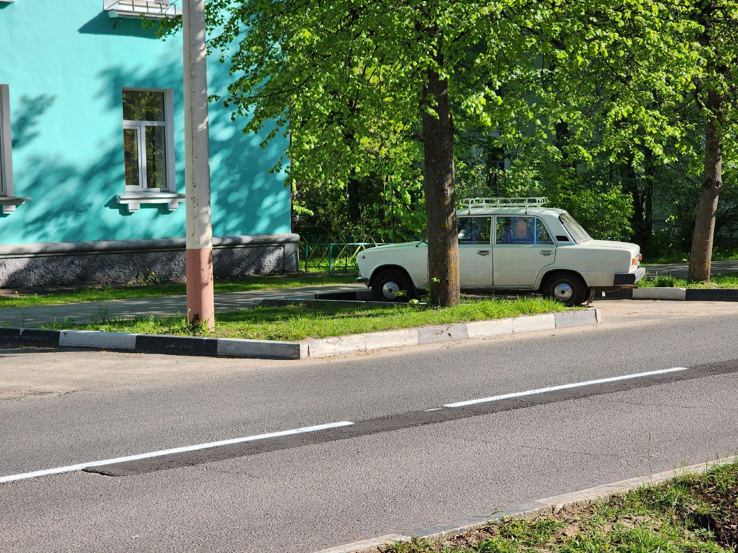 Дубна, Дорожная разметка, Благоустройство, обновление разметки,