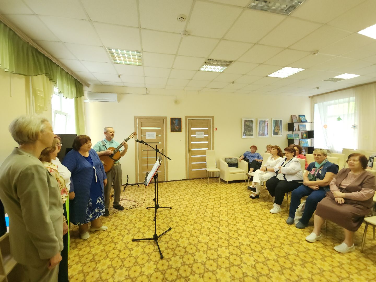 пушкино, концерт, волонтерство, активное долголетие, музыка, пение,