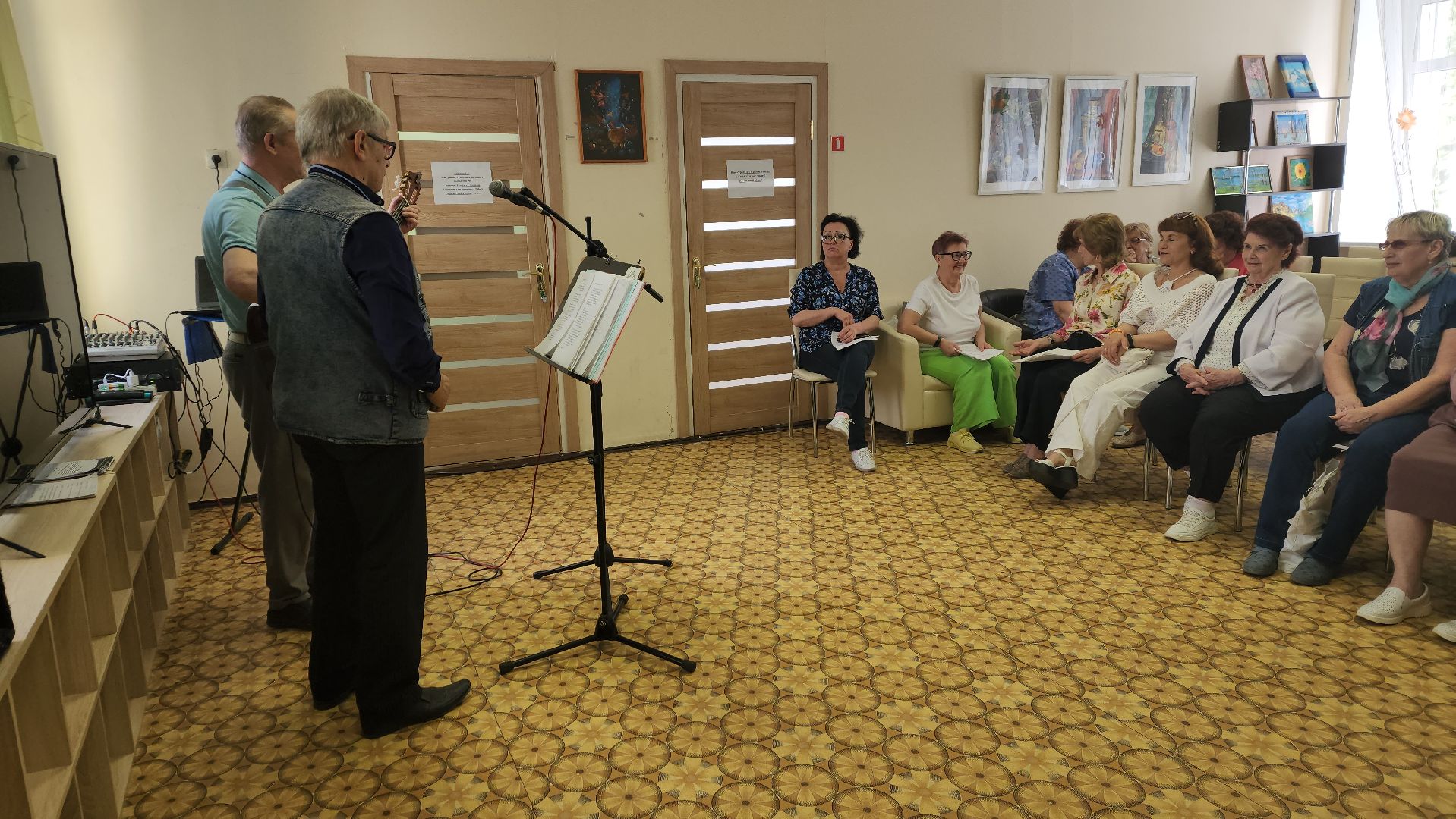 пушкино, концерт, волонтерство, активное долголетие, музыка, пение,