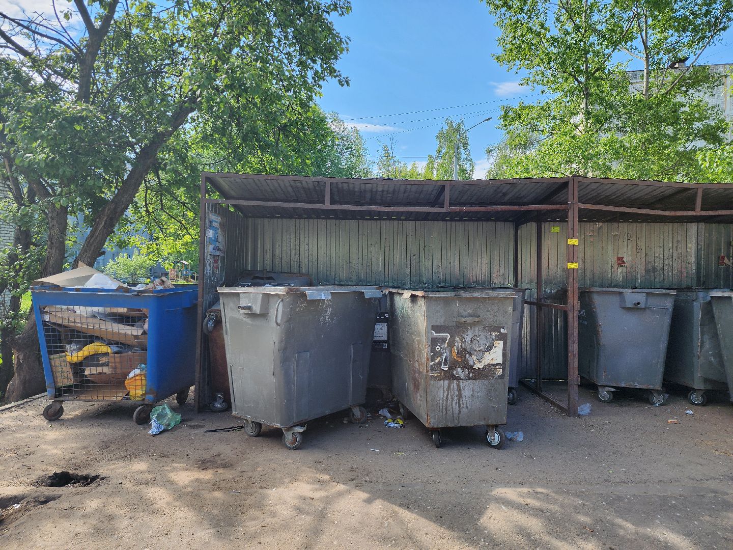 серпухов, подмосковье, контейнерная площадка, жкх,