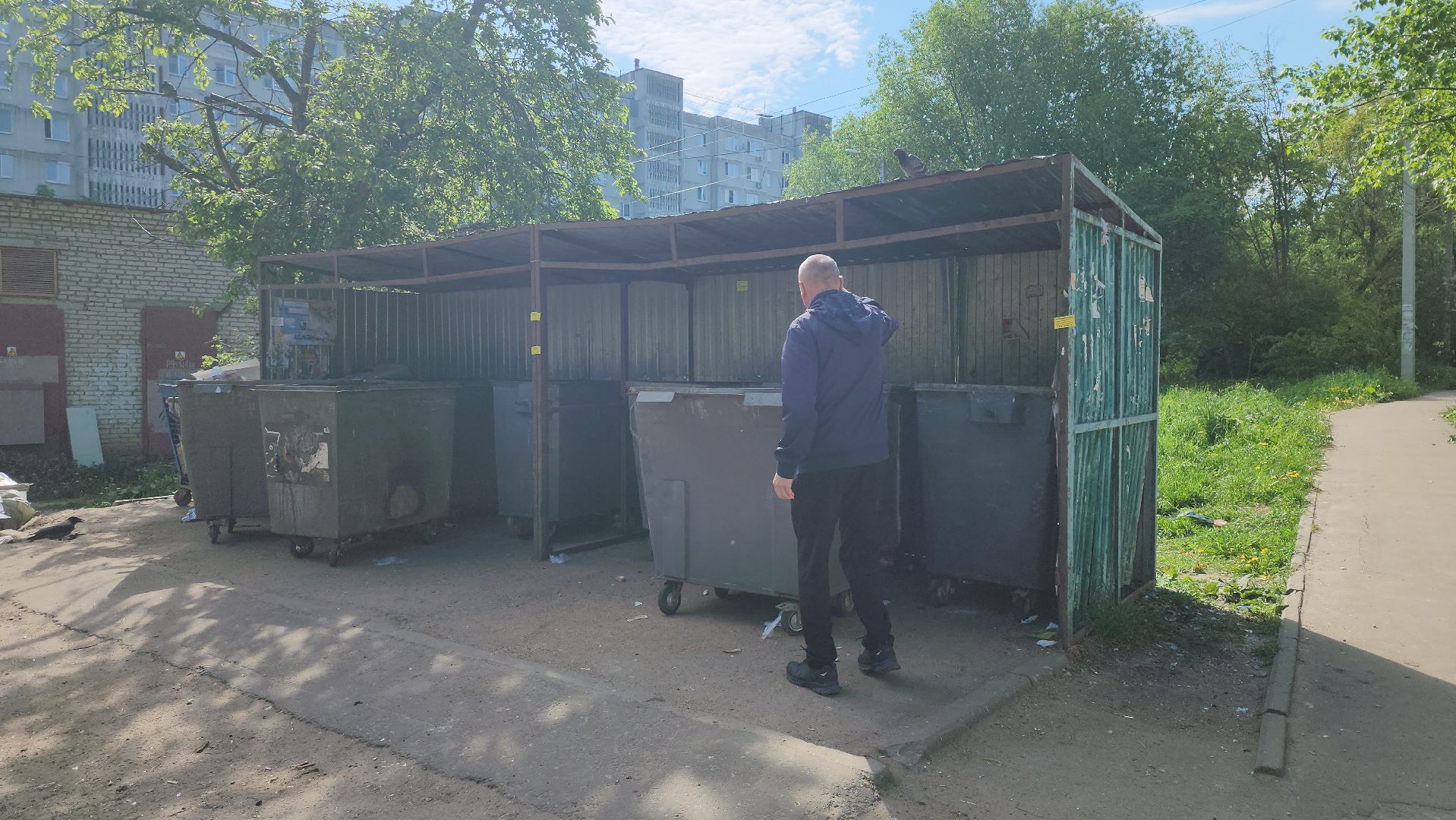 серпухов, подмосковье, контейнерная площадка, жкх,