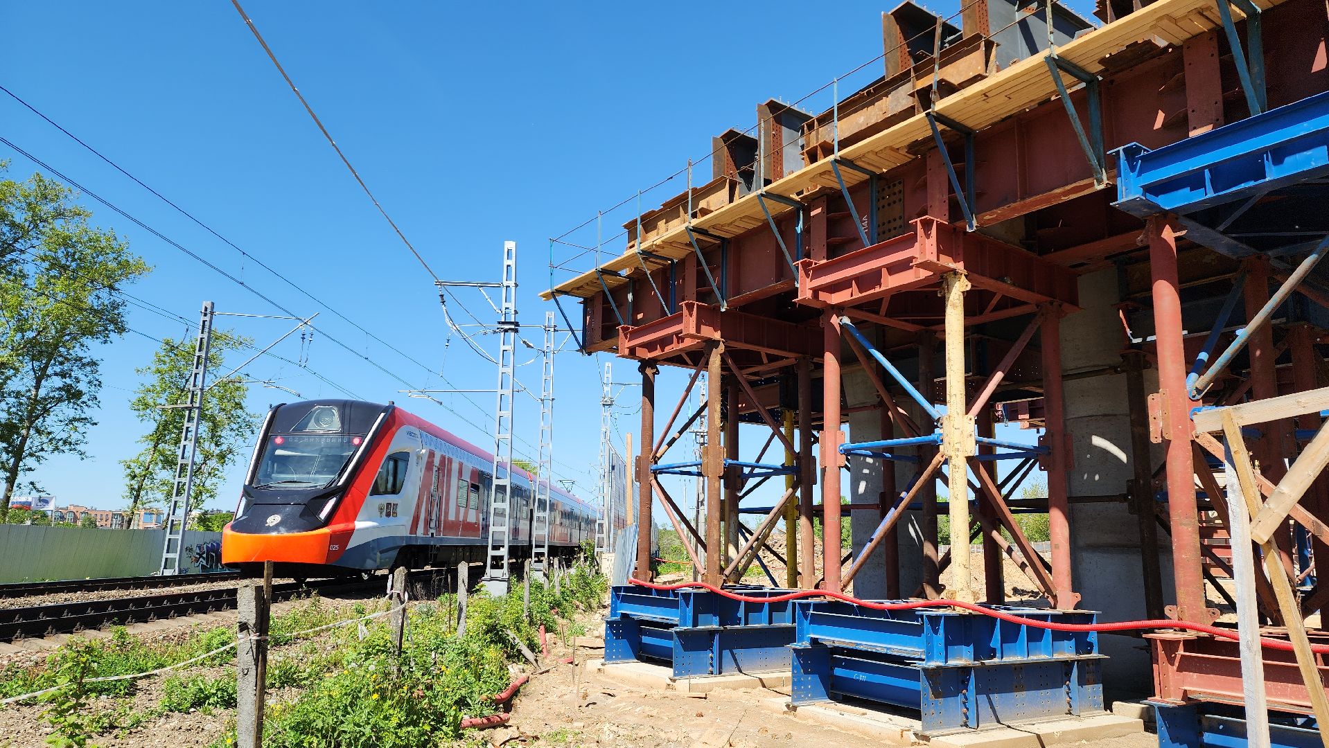 опалиха, красногорск, путепровод, строителтство, дороги, мцд опалиха, мцд-2,