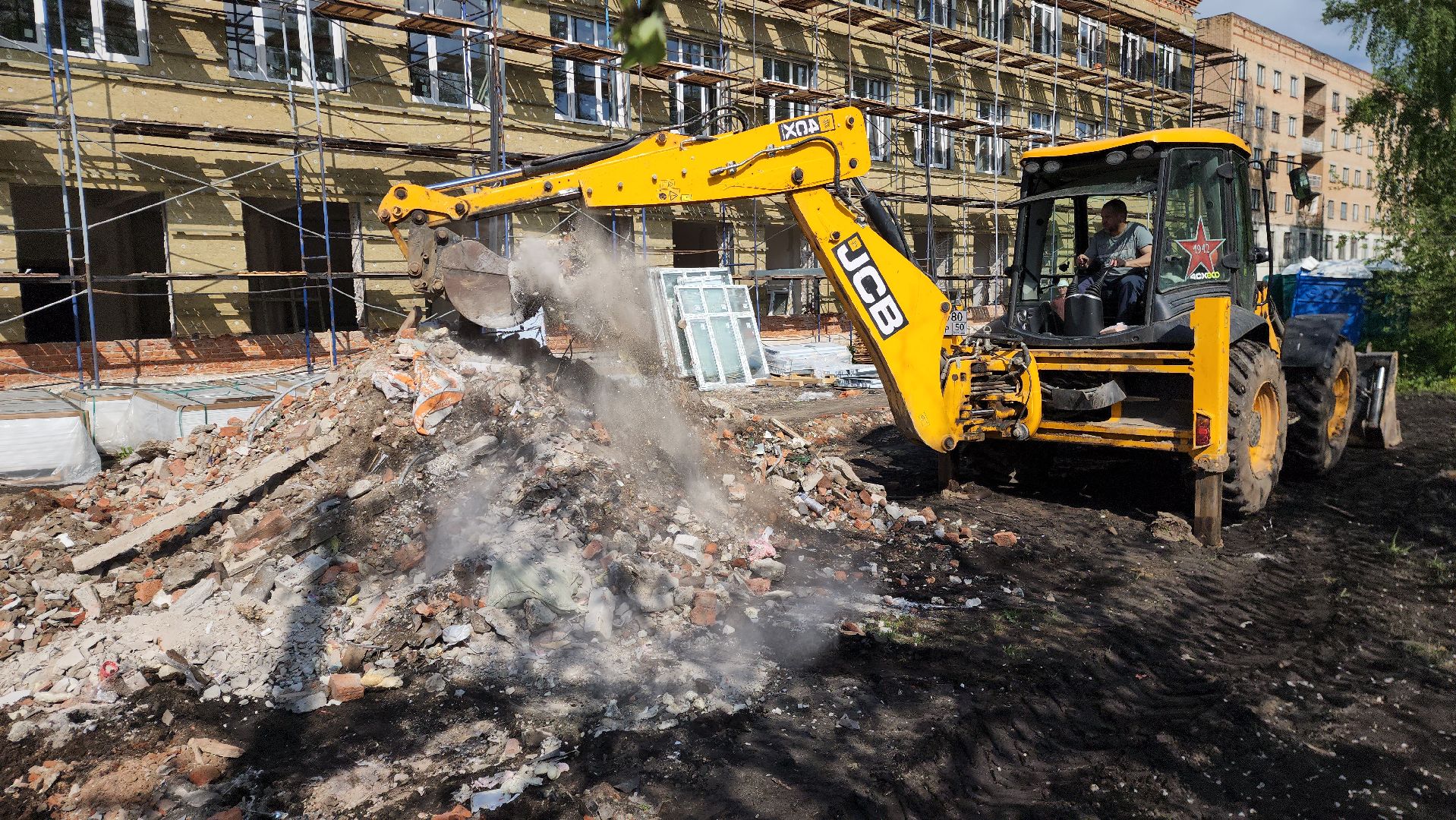 шатура, капетальный ремонт школы, школа 1 корпус 2, шатурторф,