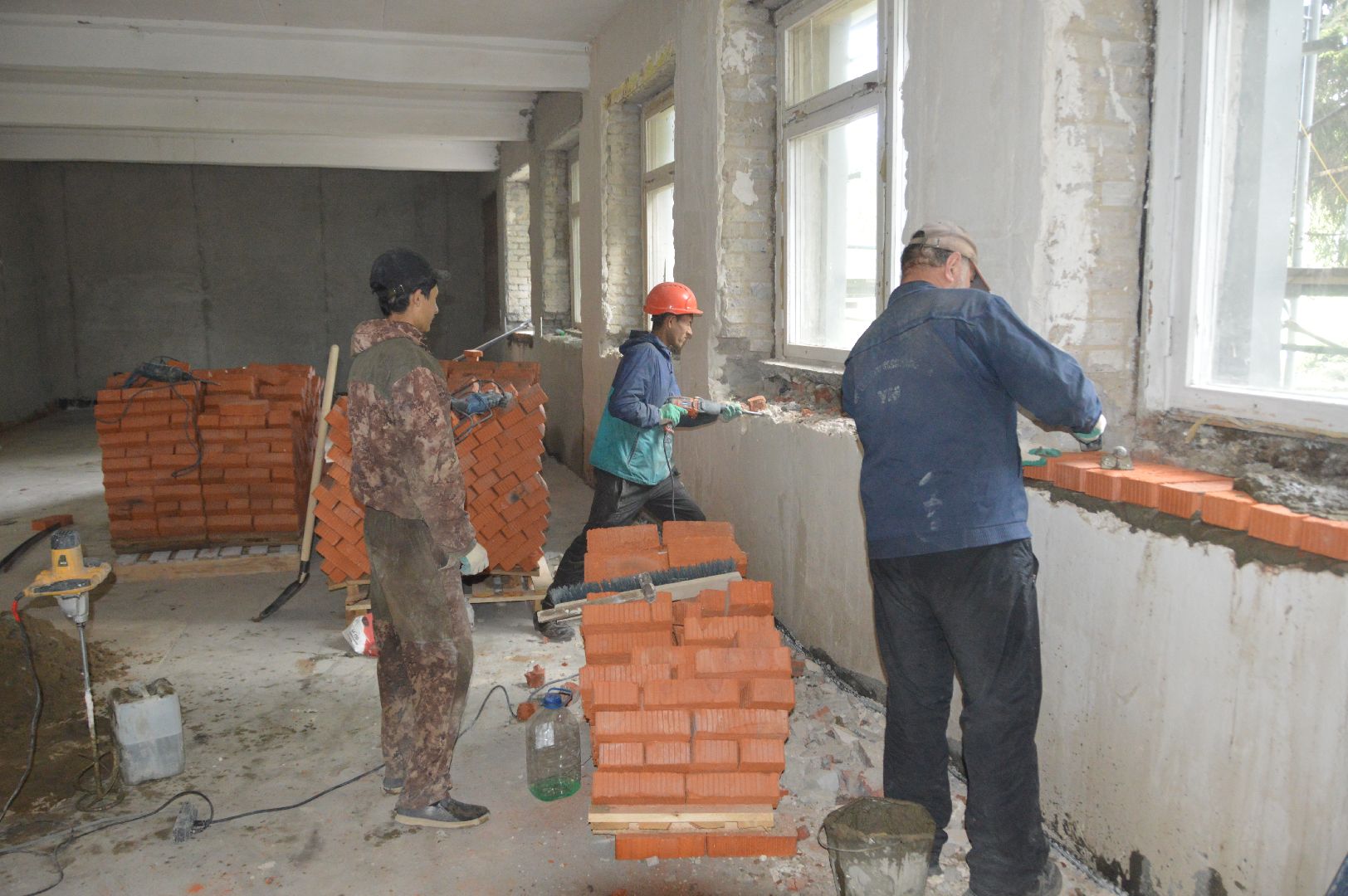 шатура, капетальный ремонт школы, школа 1 корпус 2, шатурторф,