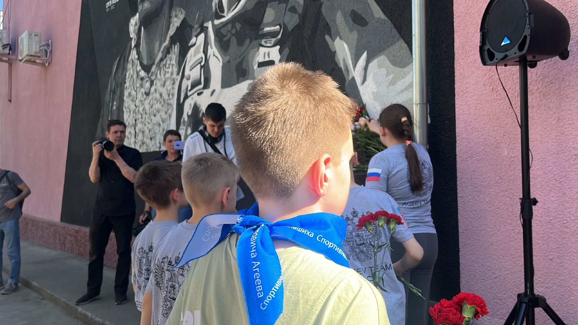 военкор, мурал, семен еремин, мурал в балашихе,герои, герои сво,