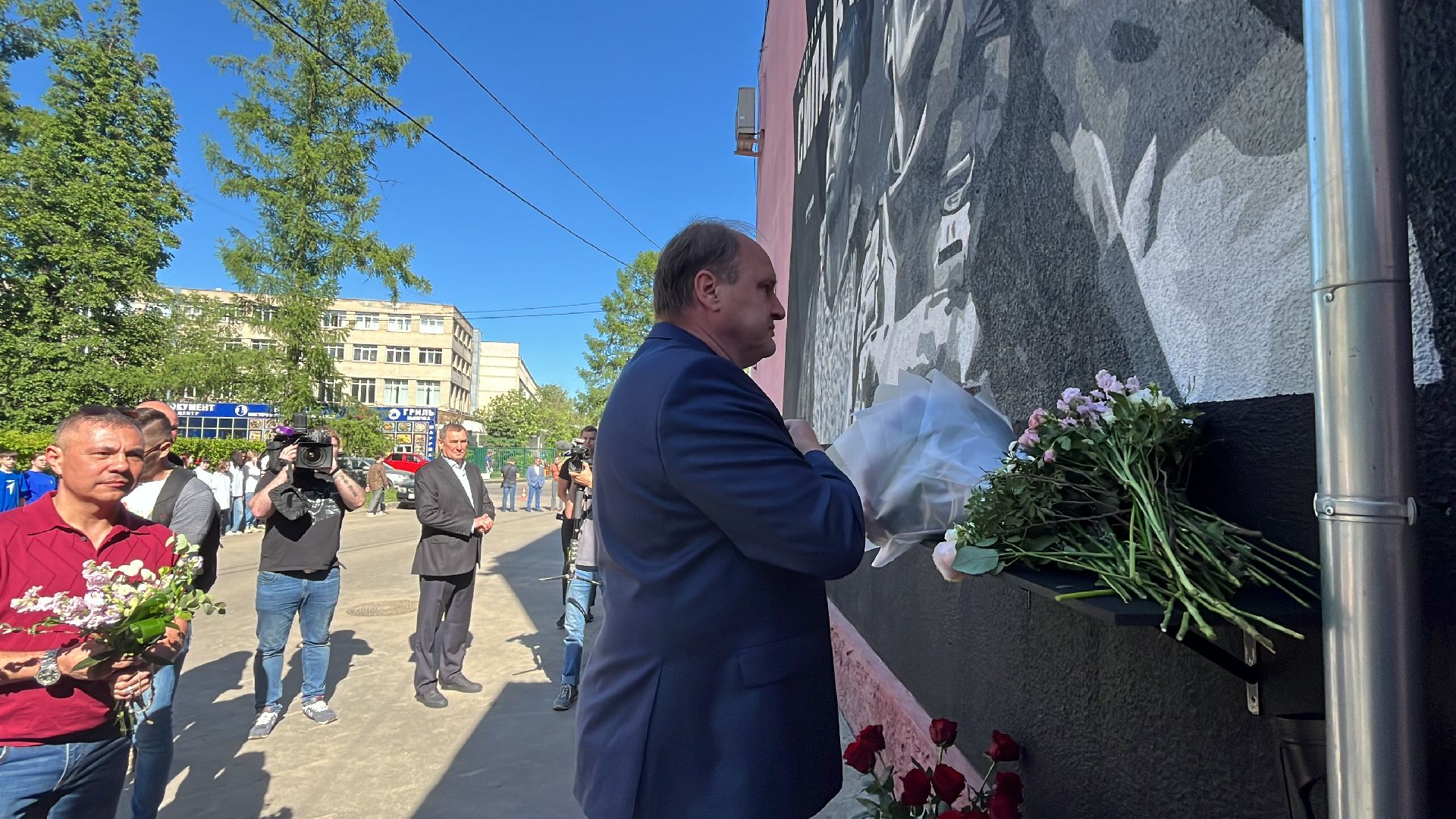 военкор, мурал, семен еремин, мурал в балашихе,герои, герои сво,