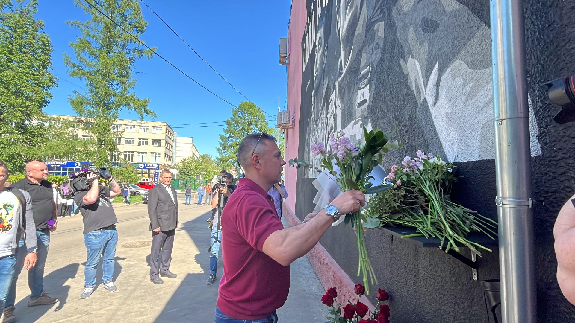 военкор, мурал, семен еремин, мурал в балашихе,герои, герои сво,
