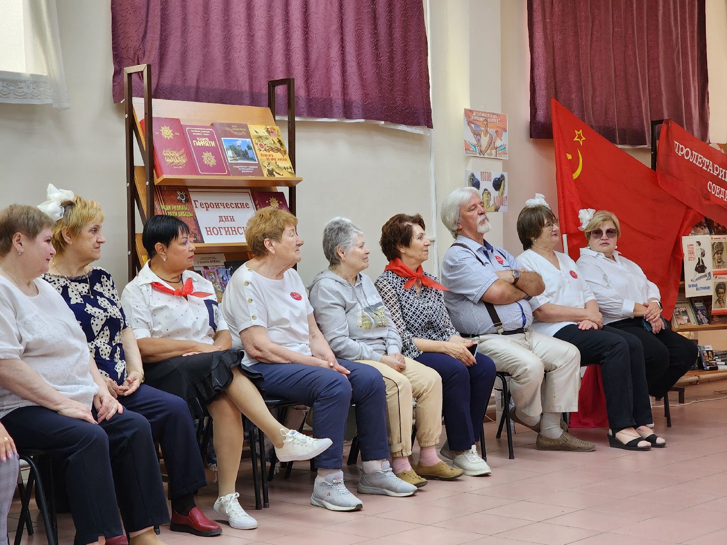 ногинск, активное долголетие, пионеры, общество, жители, библиотека,