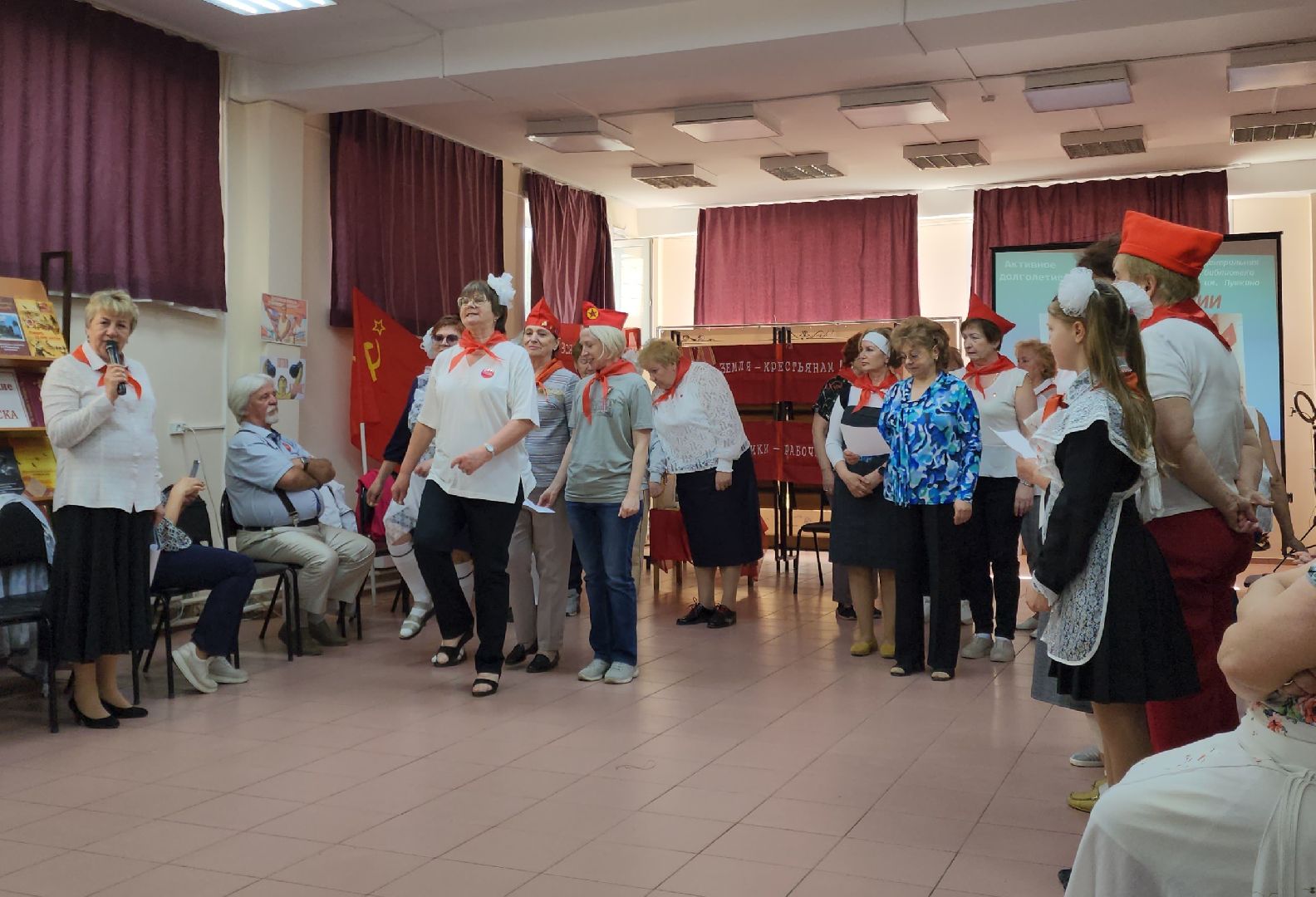 ногинск, активное долголетие, пионеры, общество, жители, библиотека,