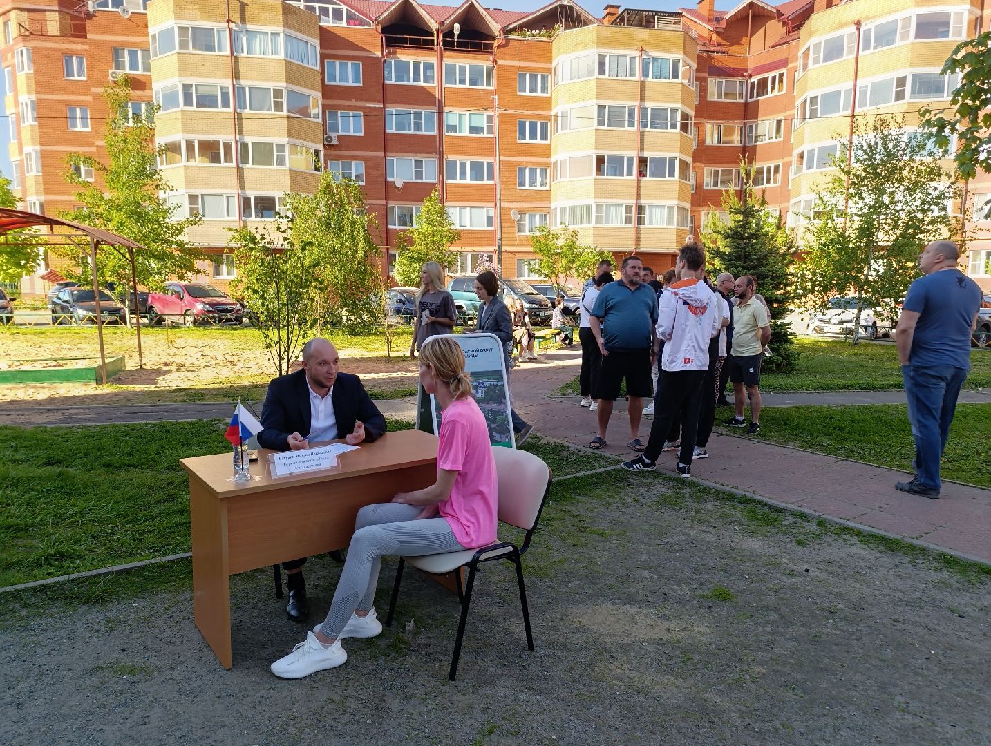 Бронницы, Выездная администрация, Микрорайон Марьинский, Вопросы населения, Вопрос о ремонте школы,