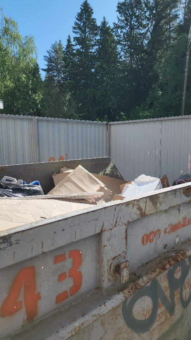 Дубна, тбо, Крупногабаритные отходы, Мусорный контейнер,