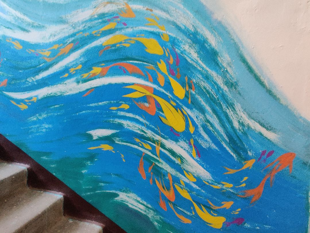 ЖКХ, ремонт подъездов, роспись стен