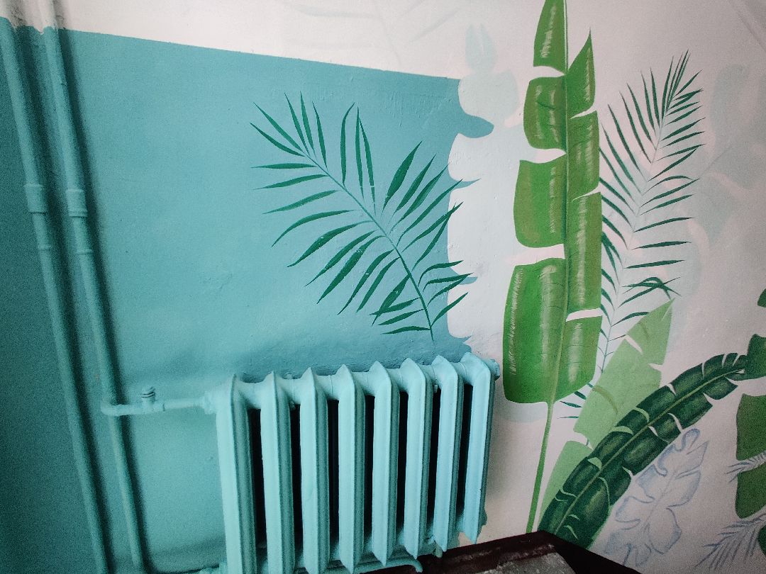 ЖКХ, ремонт подъездов, роспись стен