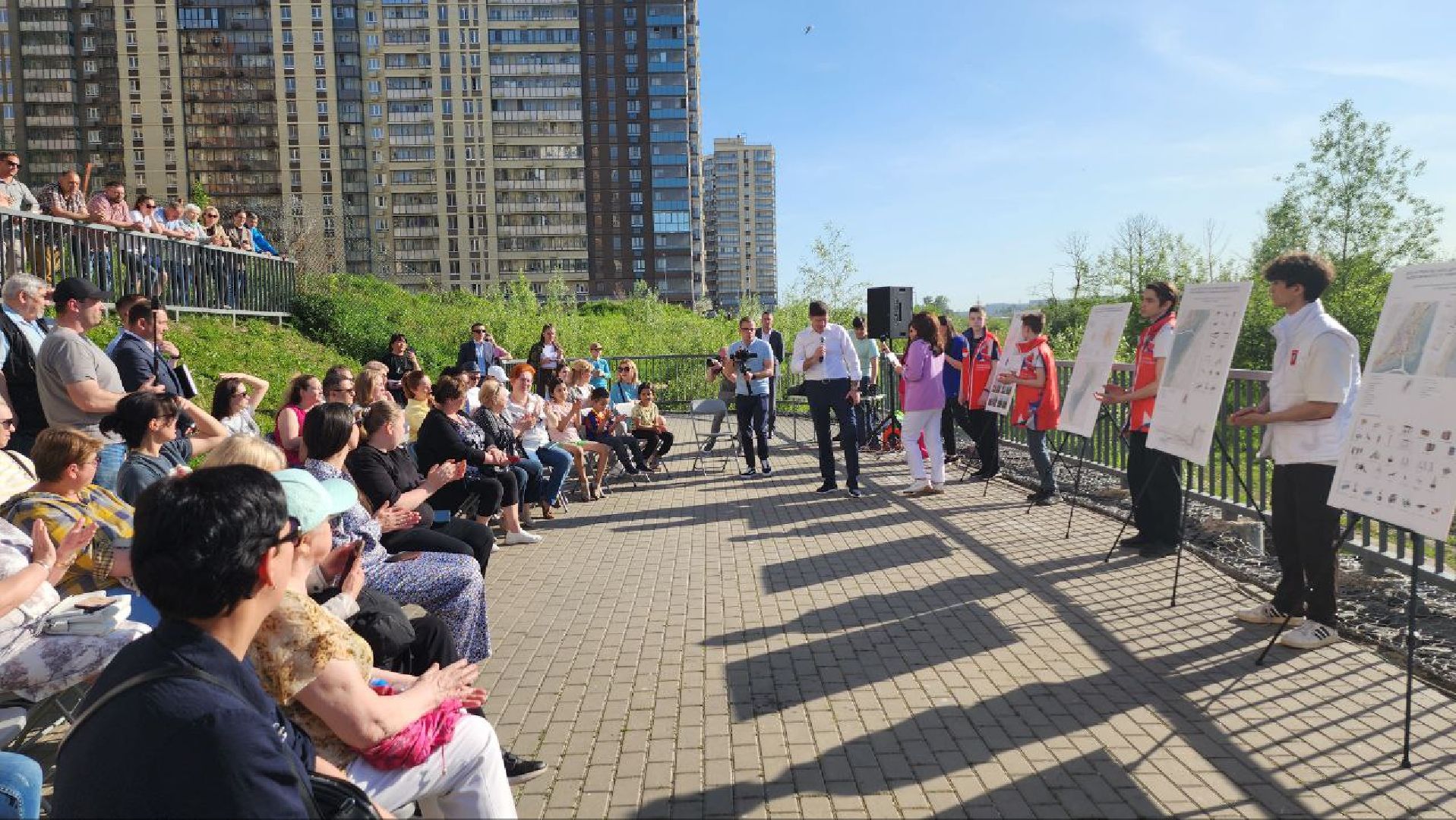 Люберцы, глава городского округа люберцы владимир волков, выездная администрация, озеро черное, благоустойство,