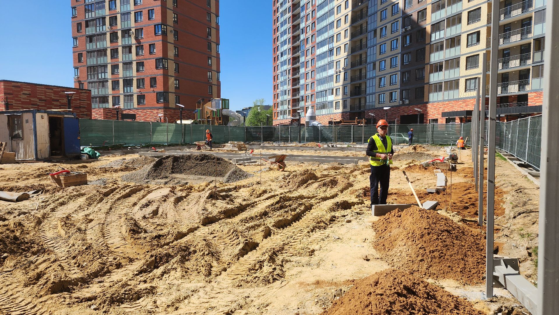 строительство, строительство детского сада, реутов, детский сад,